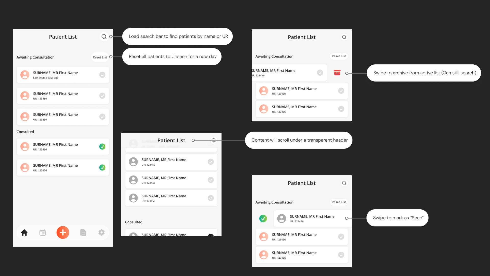MoBiller app screenshots