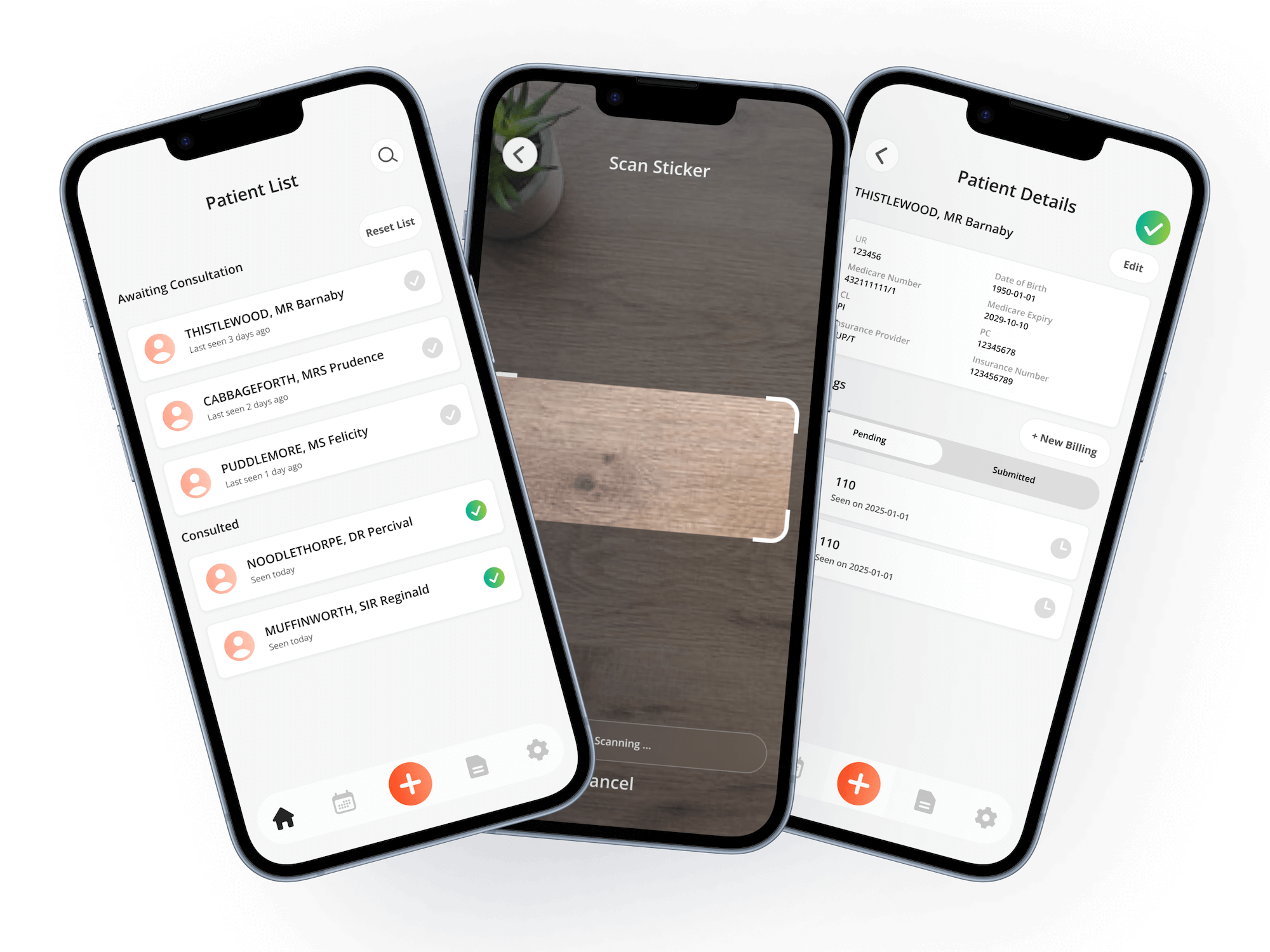 MoBiller app screenshots